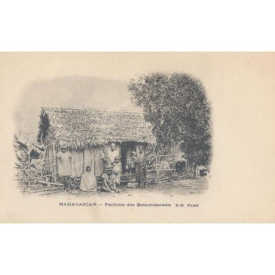 Madagascar - Paillotte des Betsimisaraka 1900